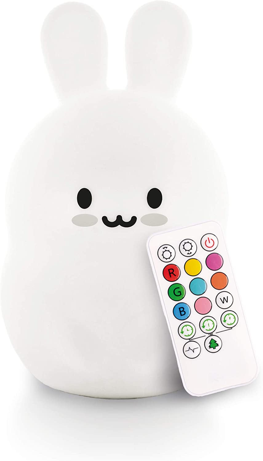 Lumipets Night Light for Kids, Silicone Nursery Light for Baby Room and Toddler, Portable Rechargeable Animal Lights for Girls and Boys, Kawaii Lamp (Puppy)