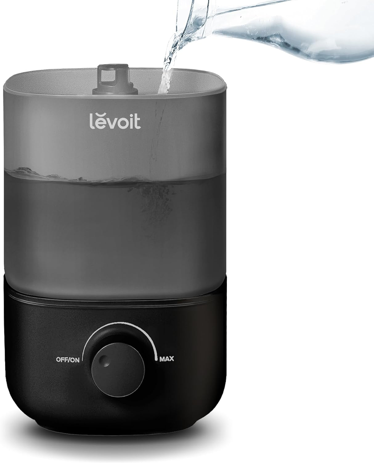 LEVOIT Top Fill Humidifiers for Bedroom, 2.5L Large Tank, Easy to Fill and Clean, 26Db Quiet Cool Mist Air Humidifier for Home Baby Nursery & Plants,Auto Shut-Off and Bpa-Free for Safety, 25H Runtime