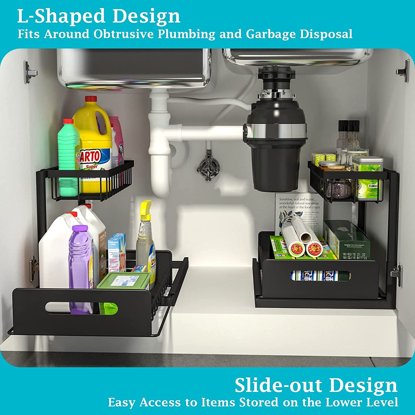 REALINN under Sink Organizer