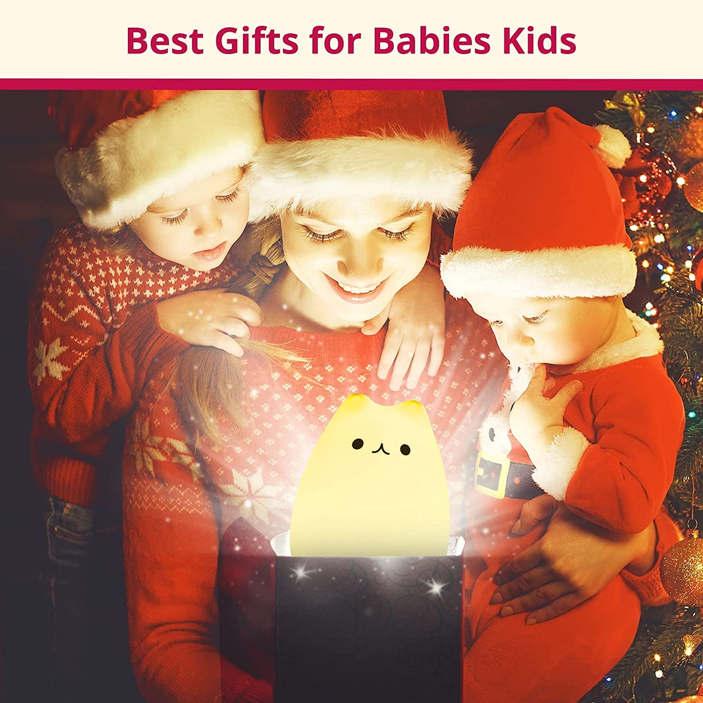 Goline Cat Lamp, Gifts for 3 4 5 Year Old Girls,Graduation Gifts for Teen Girls,Kids Night Light for Bedroom,Kawaii Kitty Baby Nursery Lamp with Remote Control.