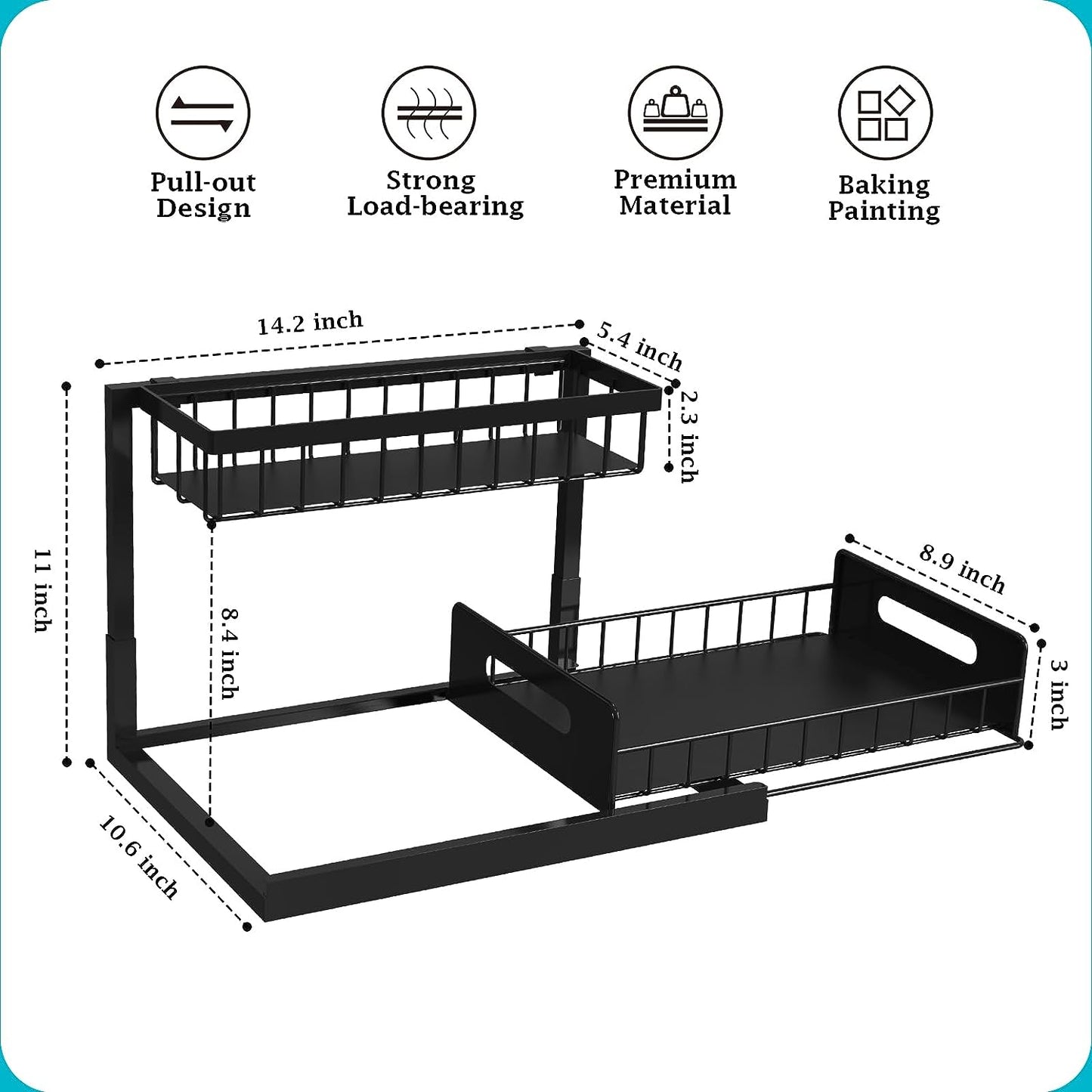 REALINN under Sink Organizer