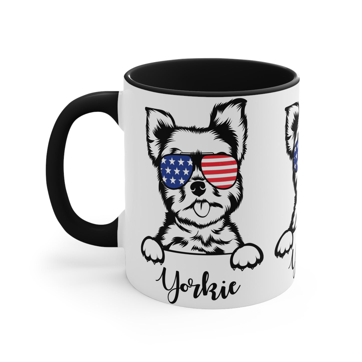 Yorkie USA Coffee Mug, 11oz