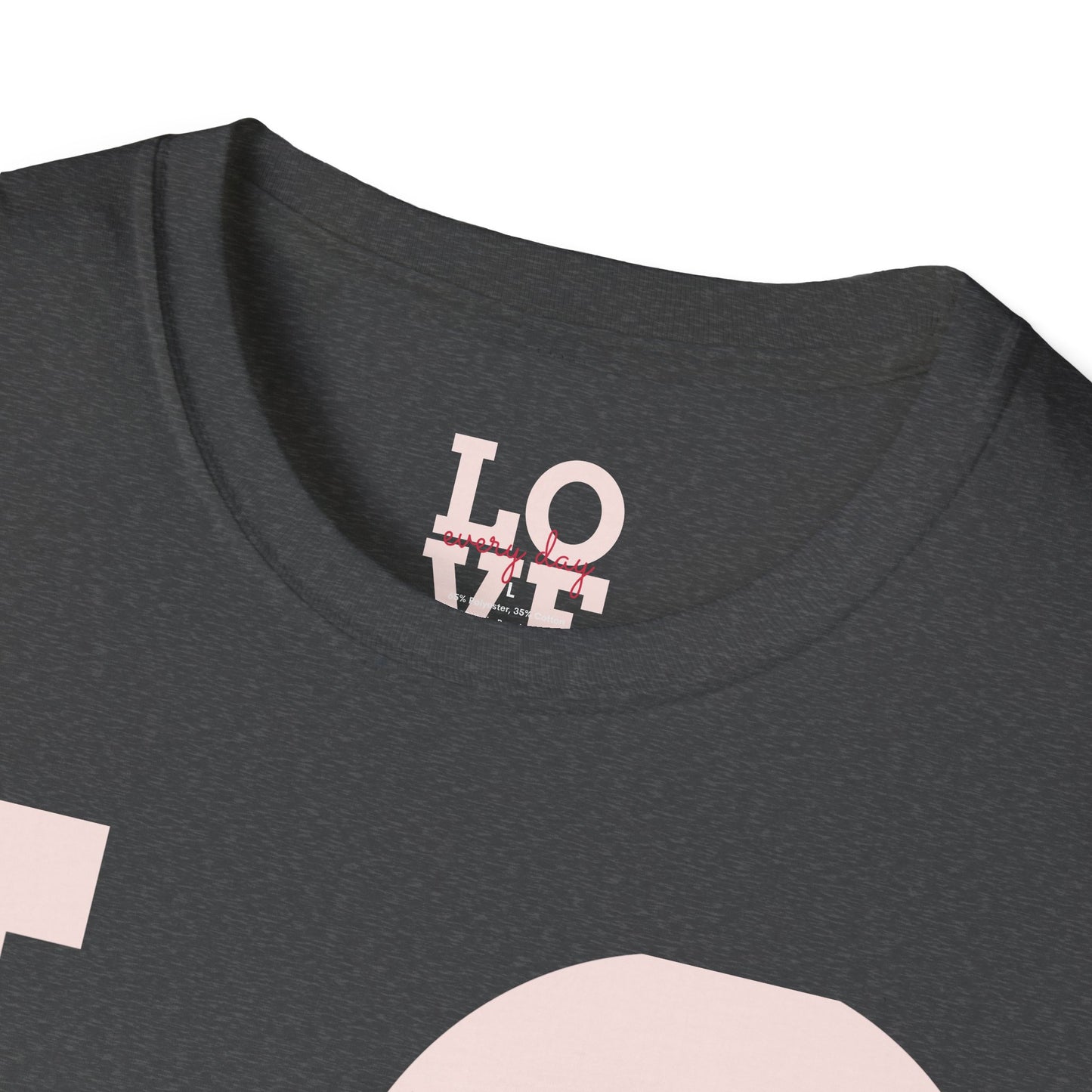 Unisex Softstyle T-Shirt - Everyday Love Graphic Tee with Dove Design