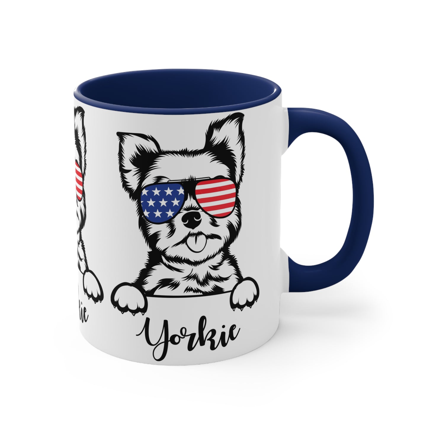 Yorkie USA Coffee Mug, 11oz