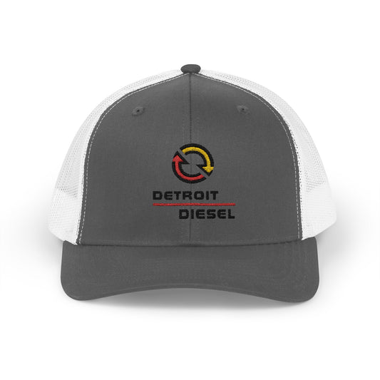 Detroit Diesel Snapback Trucker Cap - Stylish & Comfortable Hat for Auto Enthusiasts