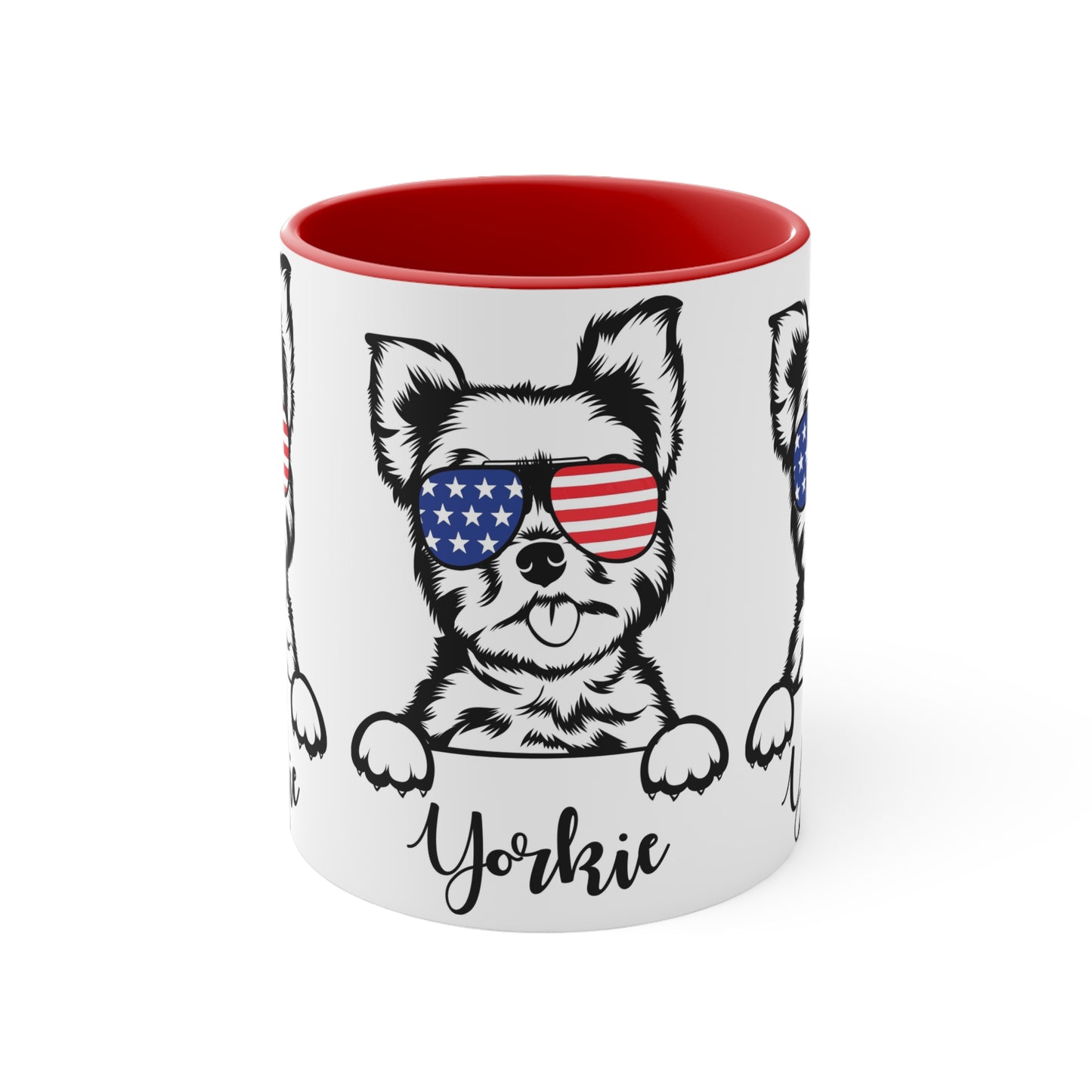 Yorkie USA Coffee Mug, 11oz