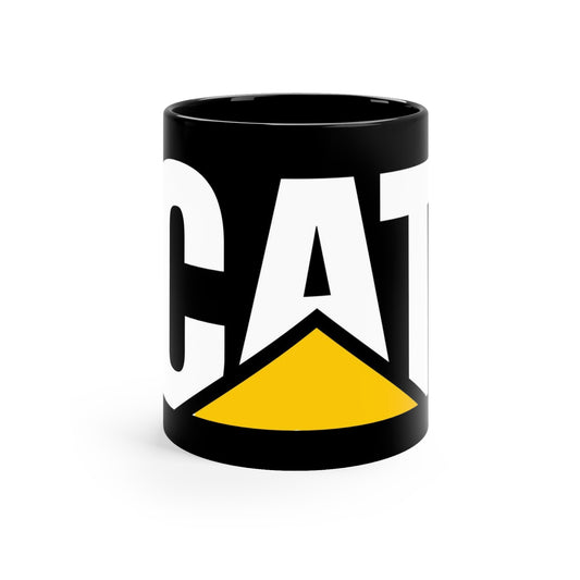 11oz Custom Cat Black Mug