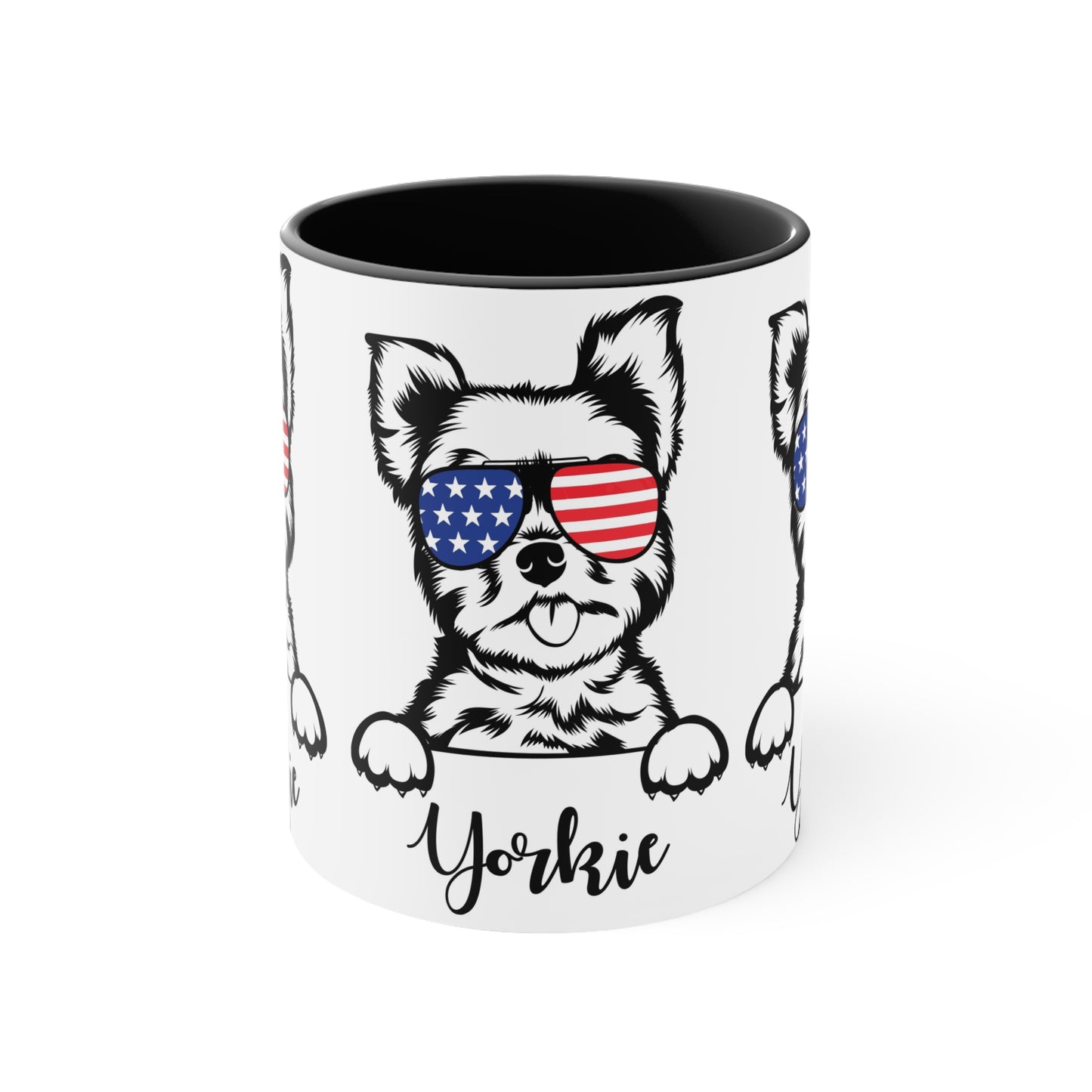 Yorkie USA Coffee Mug, 11oz