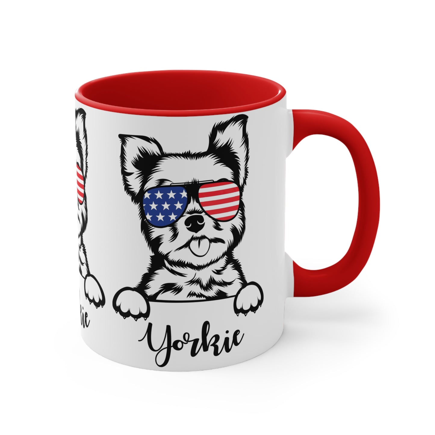 Yorkie USA Coffee Mug, 11oz