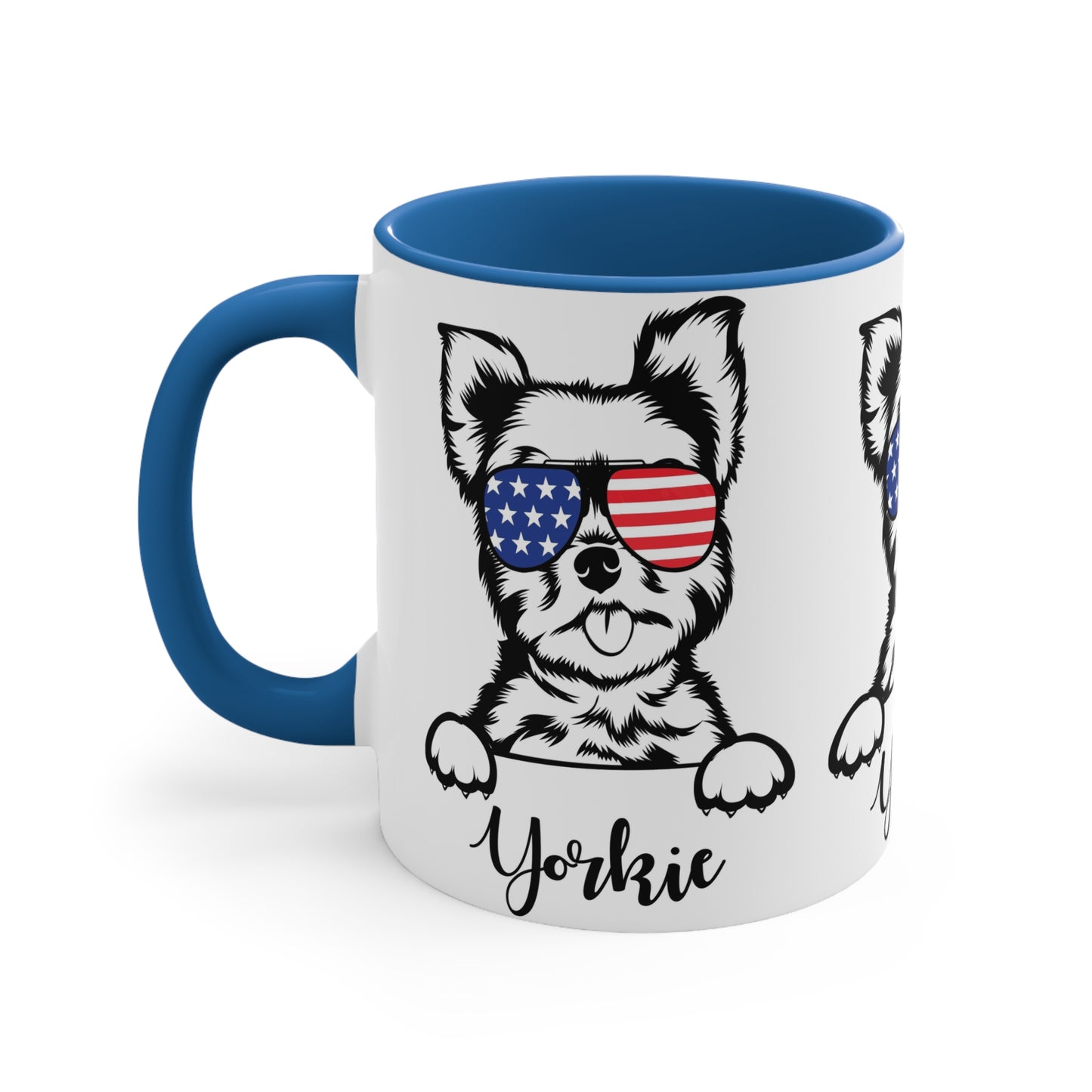 Yorkie USA Coffee Mug, 11oz