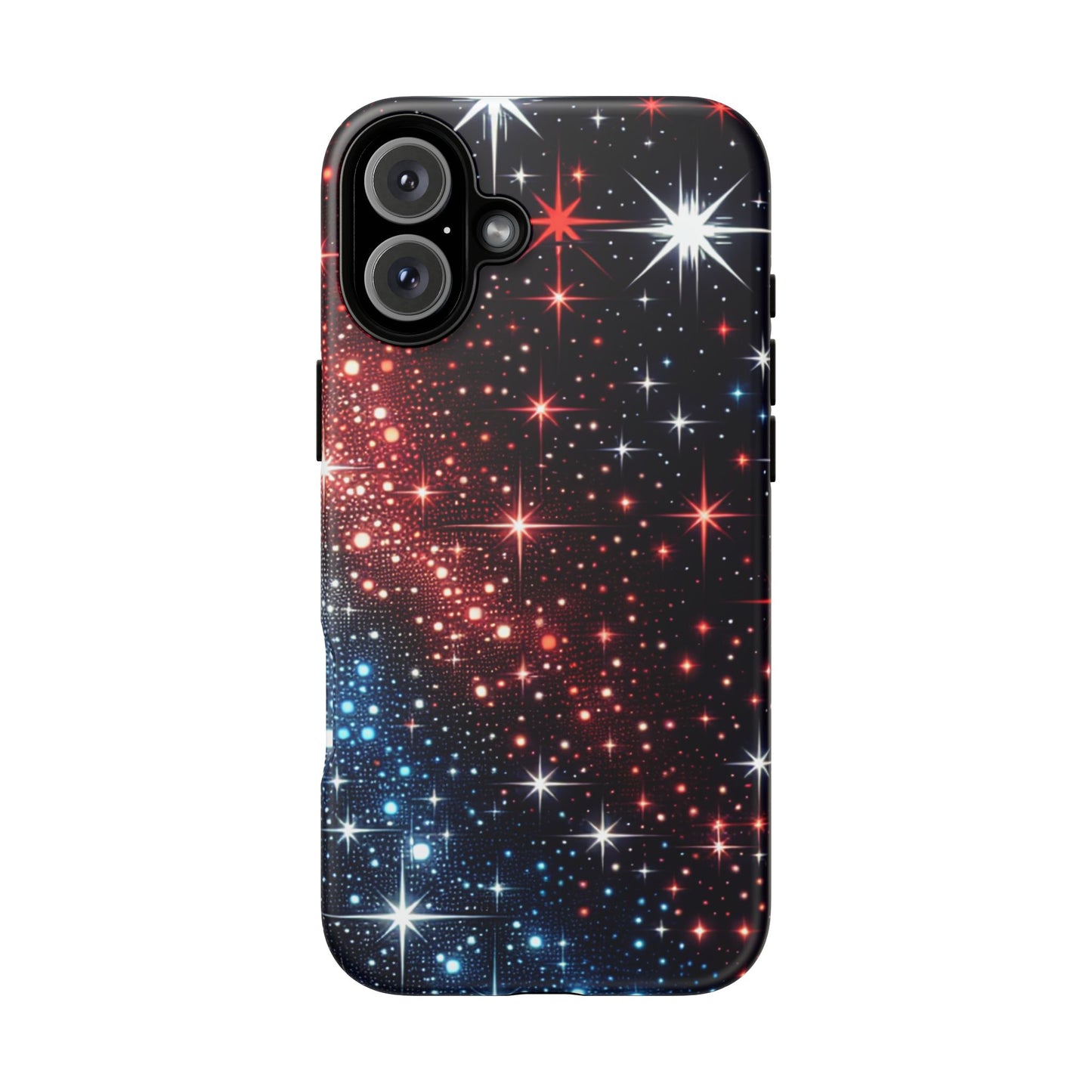 Phone Case, American Starry Night Tough Case, USA Flag Protective Cover, Patriotic iPhone Accessory, Military Veteran Gift