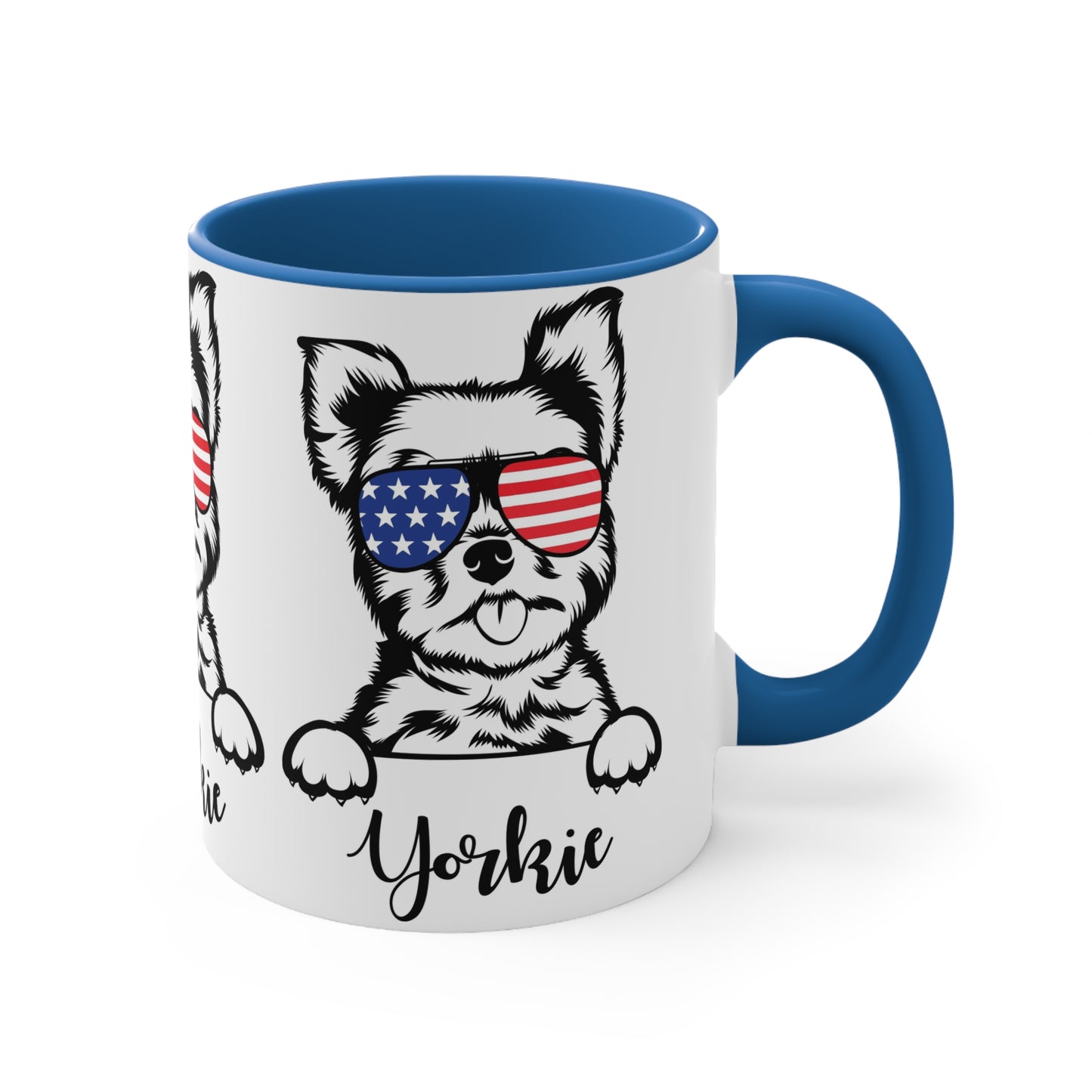 Yorkie USA Coffee Mug, 11oz