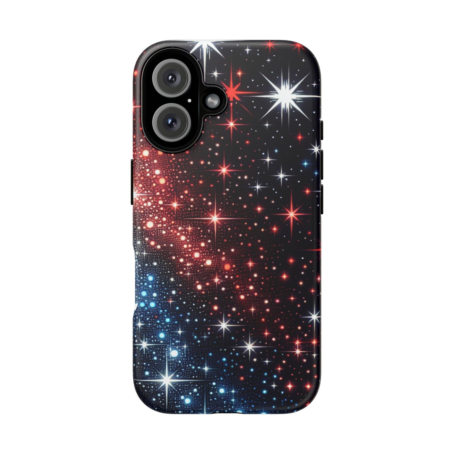 Phone Case, American Starry Night Tough Case, USA Flag Protective Cover, Patriotic iPhone Accessory, Military Veteran Gift