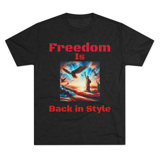 Unisex Tri-Blend Crew Tee Freedom
