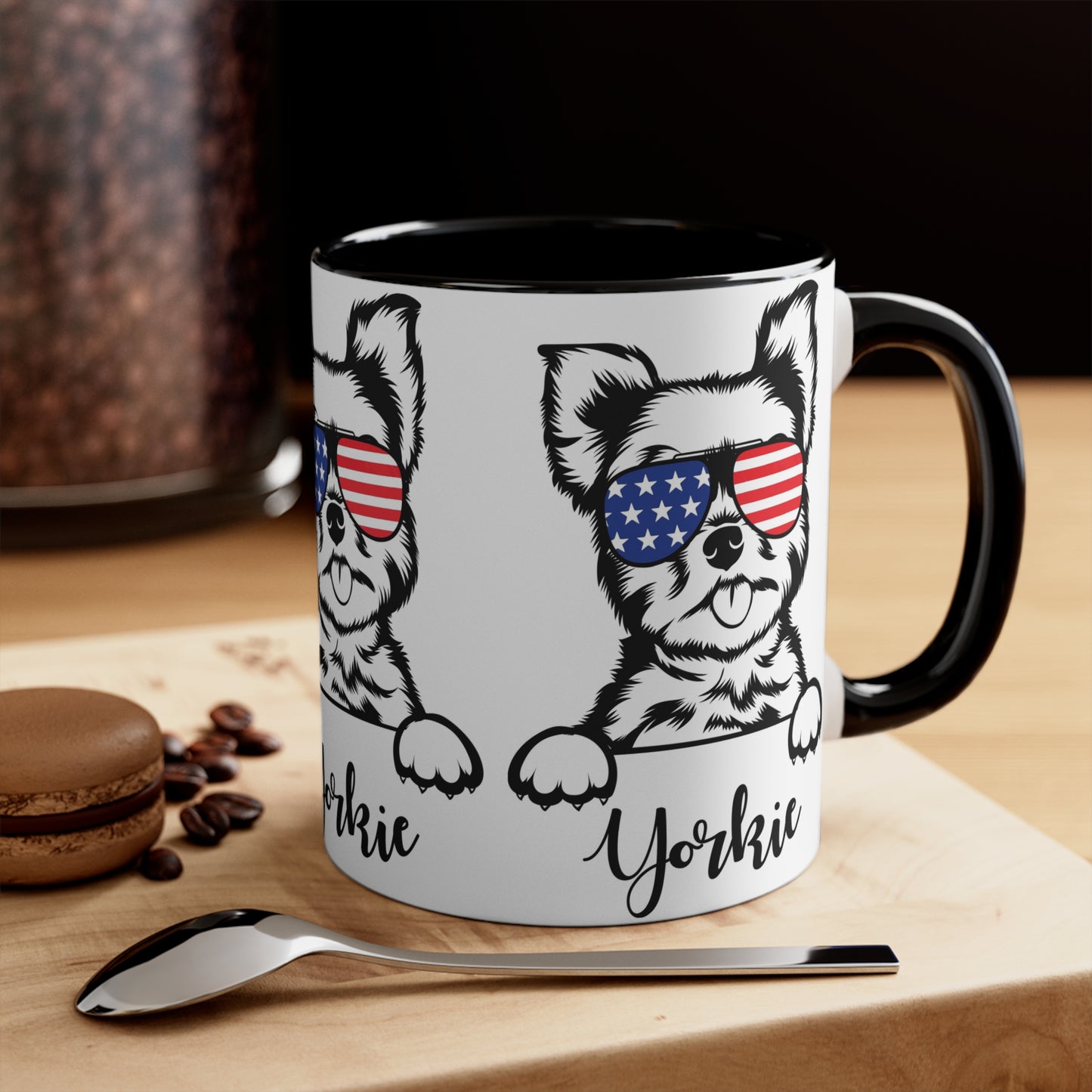 Yorkie USA Coffee Mug, 11oz