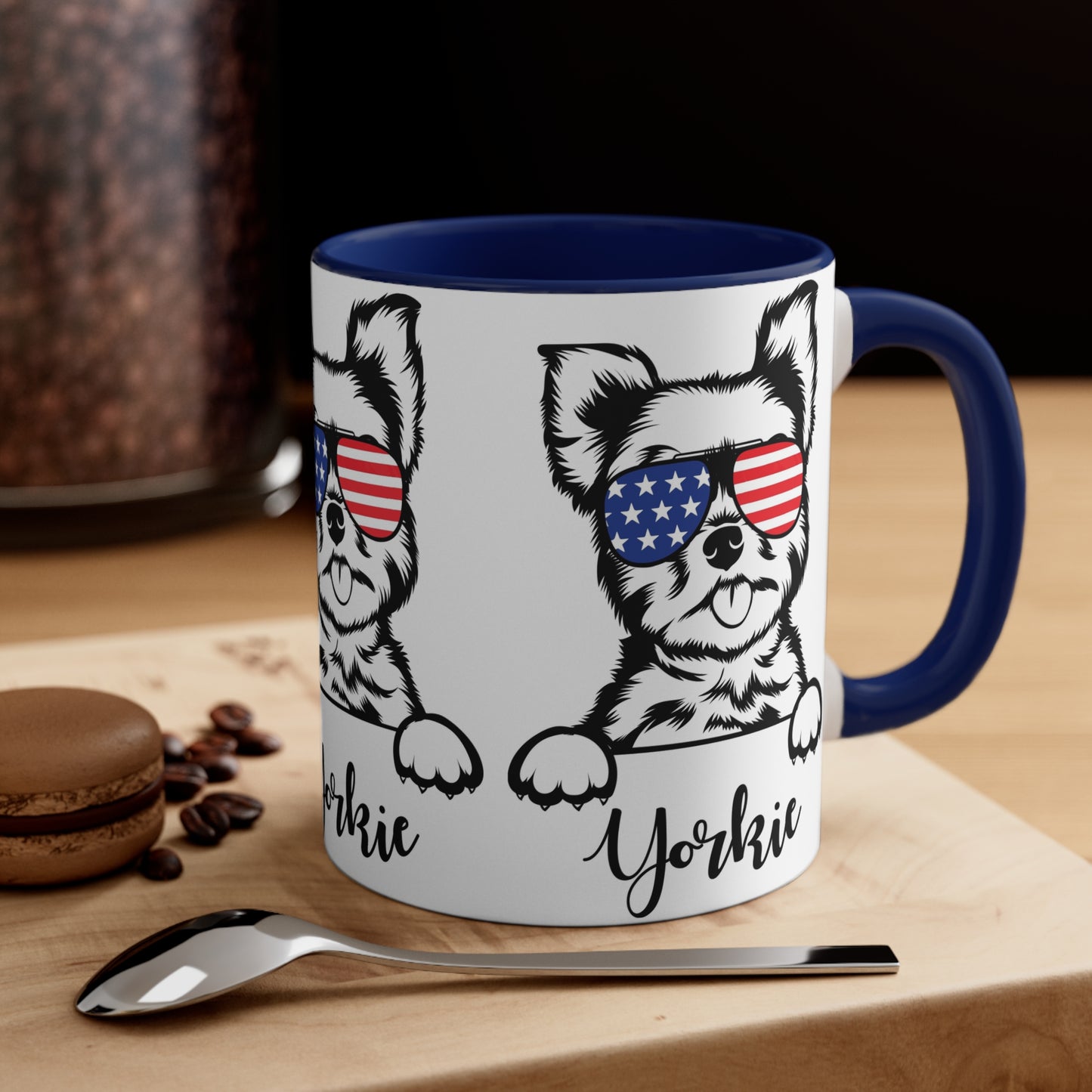 Yorkie USA Coffee Mug, 11oz