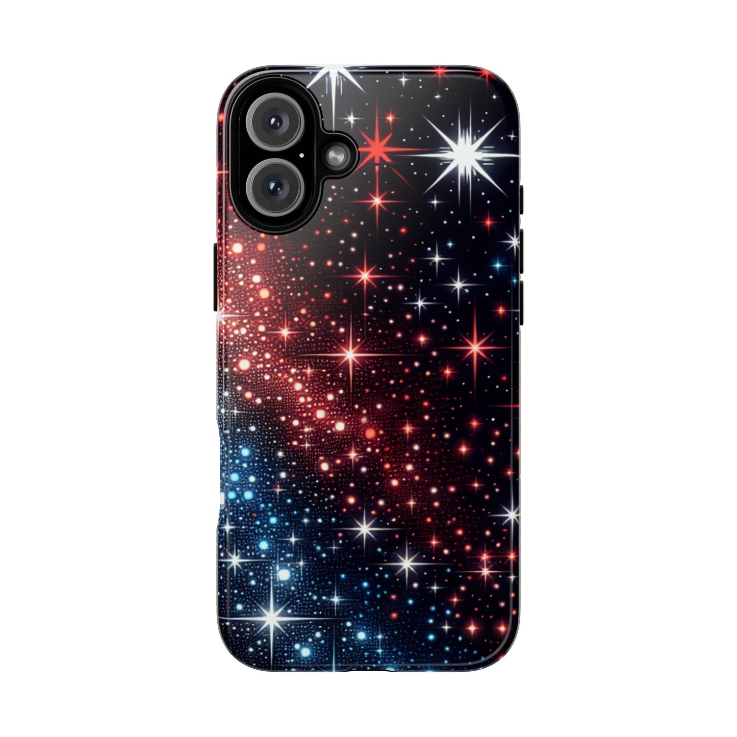 Phone Case, American Starry Night Tough Case, USA Flag Protective Cover, Patriotic iPhone Accessory, Military Veteran Gift