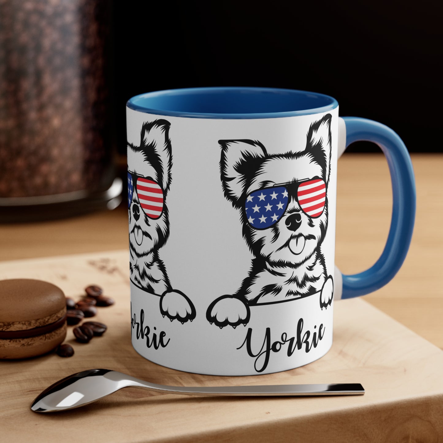 Yorkie USA Coffee Mug, 11oz