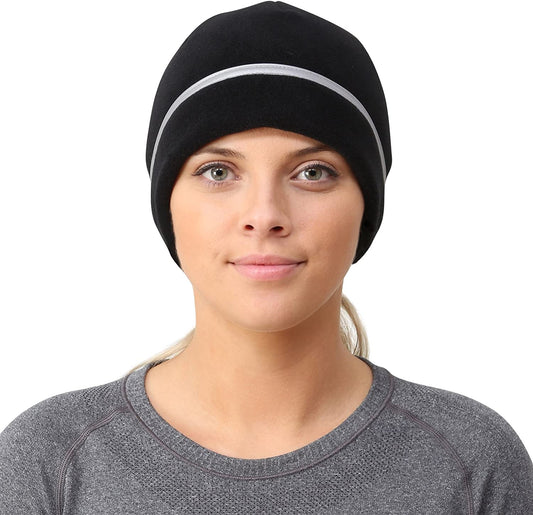 Women'S Ponytail Hat | Reflective Cold Weather Running Beanie