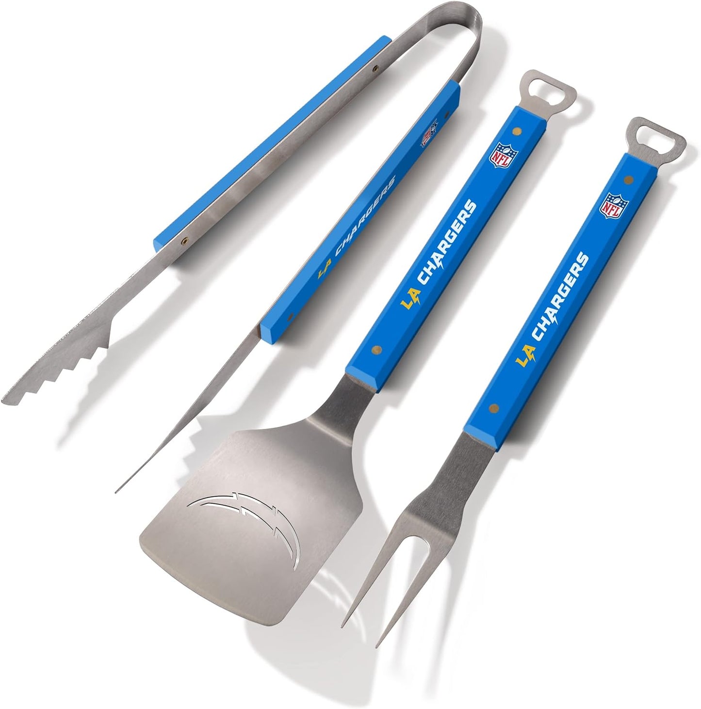 "Get Fired Up for Game Day with the Youthefan NFL Spirit Series 3-Piece BBQ Set!"