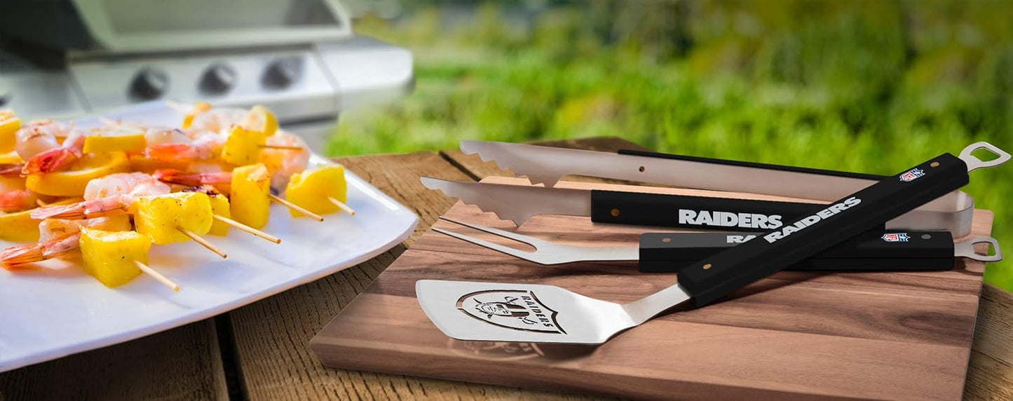 "Get Fired Up for Game Day with the Youthefan NFL Spirit Series 3-Piece BBQ Set!"